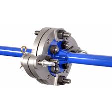 Execução de hot bolting em flange